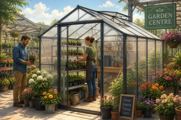 Why European Garden Centres Are Switching to Polycarbonate Hobby Greenhouses