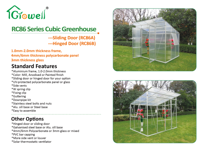 Growell Garden cubi Greenhouse RC86